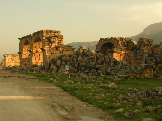 Pamukkale, Turkey: 2nd century baths at Hierapolis