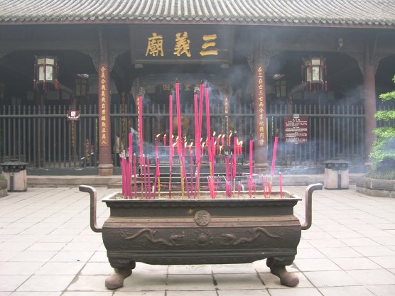 Incense and Candles at Wuhou Shrine