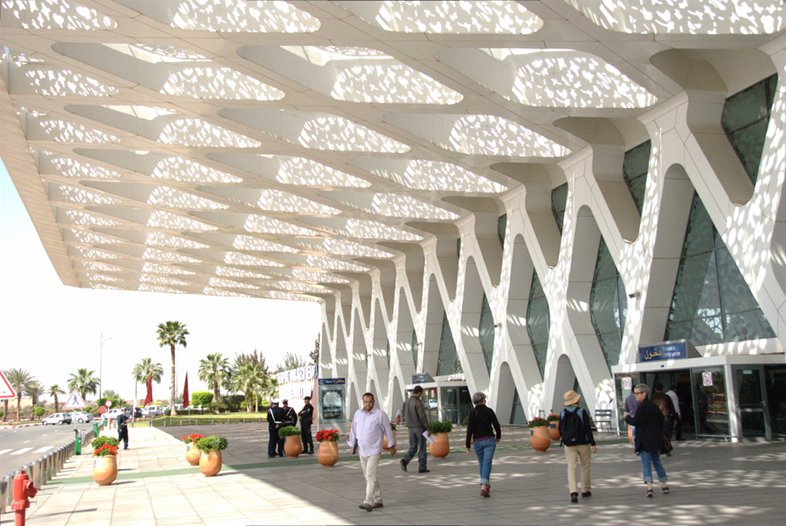 Marrakech, Morocco: Airport Architecture