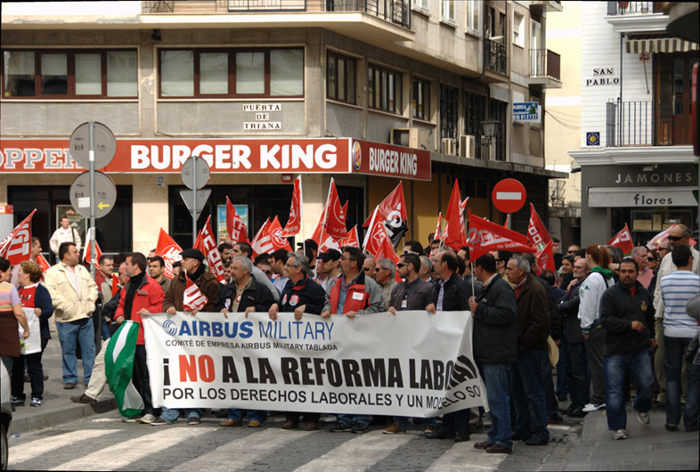 Seville, Spain: General Strike - Huerta 2012
