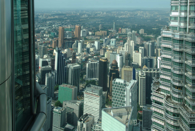 Kuala Lumpur, Malaysia: view from 86 floors up