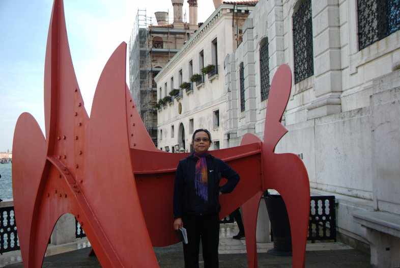 Venice, Italy: Calder's Red Dog
