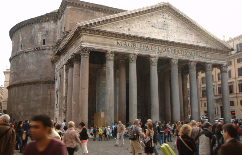 Rome, Italy: Pantheon exterior
