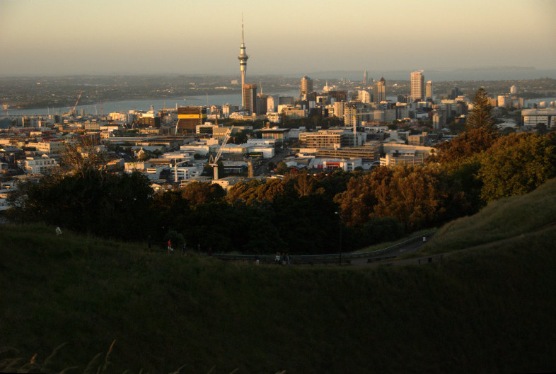 Auckland, New Zealand: Auckland from Mt. Eden