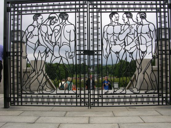 Oslo, Norway: Gateway in Vigeland Sculpure Park