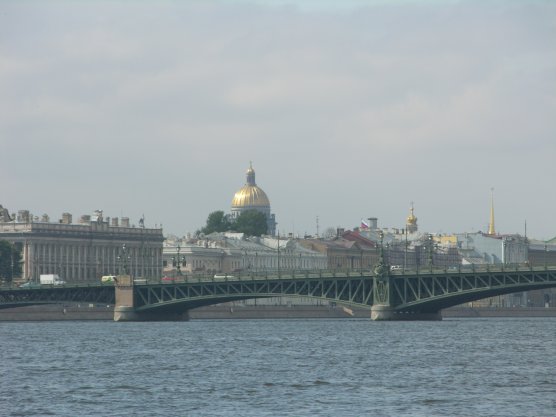 St. Petersburg, Russia: Neva River and St Isaac's Cathedral