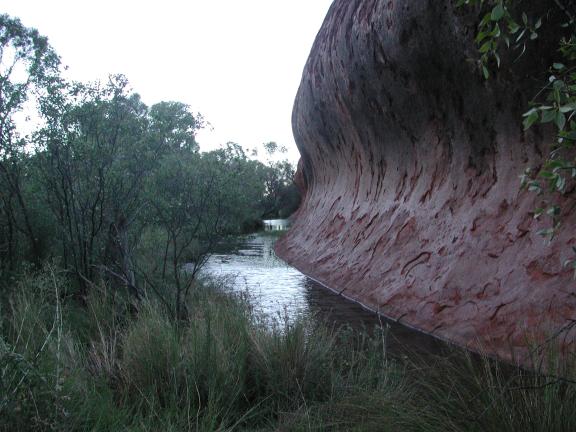 Australia, Uluru/Kata Tjuta Park: Water at Mutitjulu