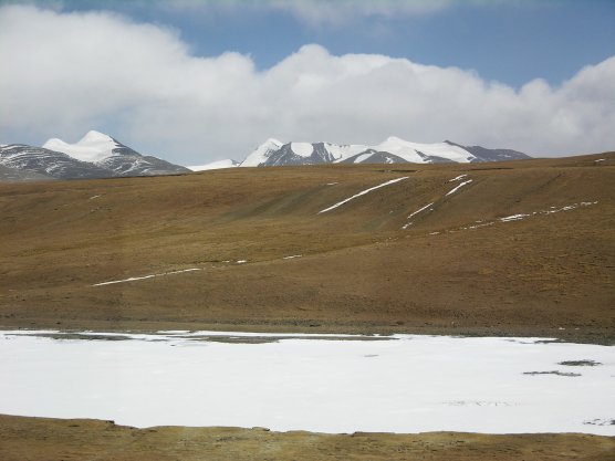 Frozen Tibetan Plateau
