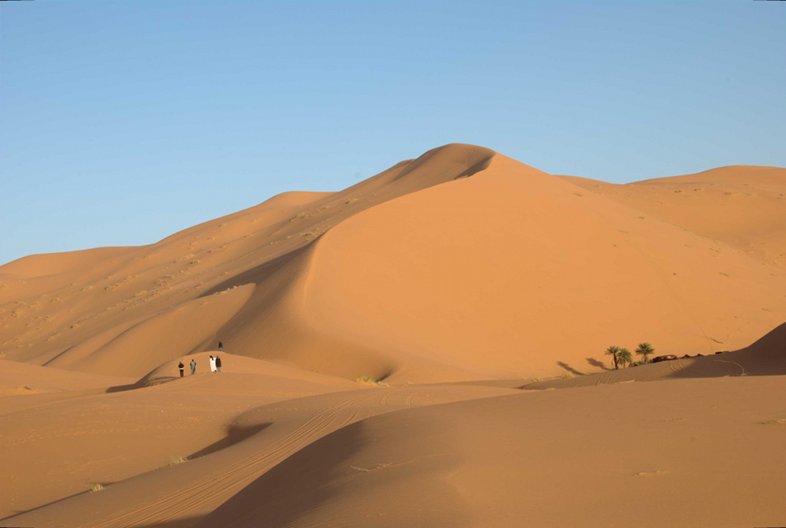 Erg Chebbi, Morocco: Travelers and Oasis