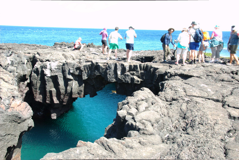 Galapagos Islands: lava tube