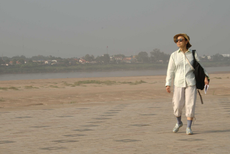 Vientiane, Laos: Mekong River