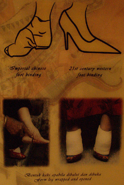 Penang, Malaysia: detail, exhibit at Penang Museum