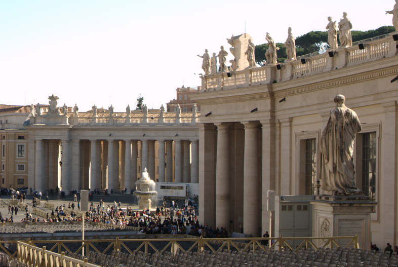 Rome, Italy: Bernini Square