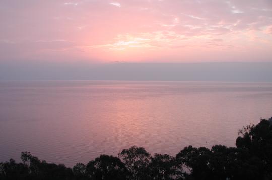 Sea of Galilee at Sunrise