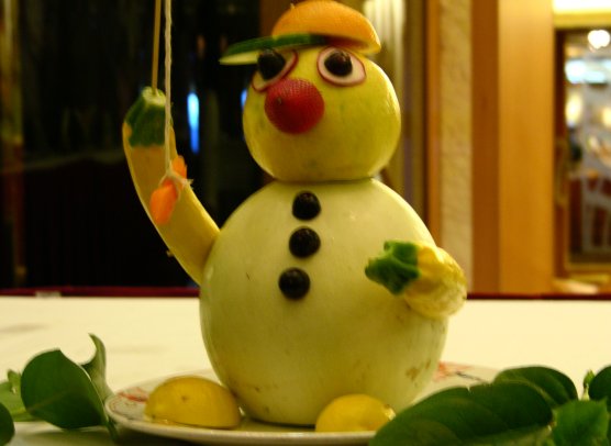 Princess Cruise: Vegetable Carving