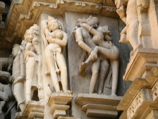 Khajuraho, India: Loving Couple