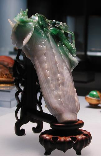 Taipei, Taiwan: Jade Cabbage, Palace Museum