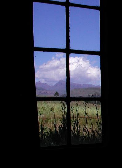 Sani Lodge, South Africa: evening in a hut