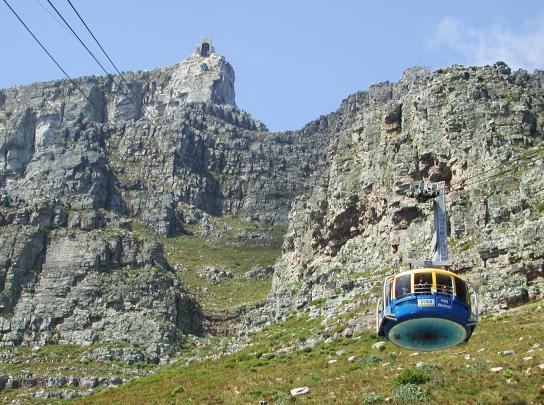 Cape Town, South Africa: Cable Car at Table Mountain