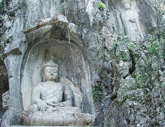 Hang Zhou, China: Carvings at Lingyin Temple