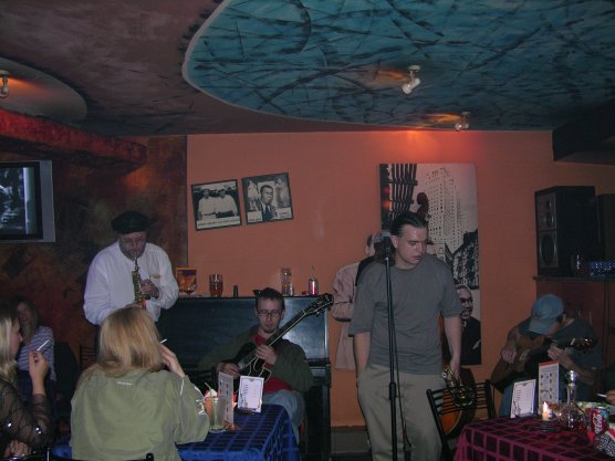 St. Petersburg, Russia: Jamming with Barrel House at the Red Fox Jazz Club