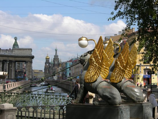 St. Petersburg, Russia: Moike Canal View